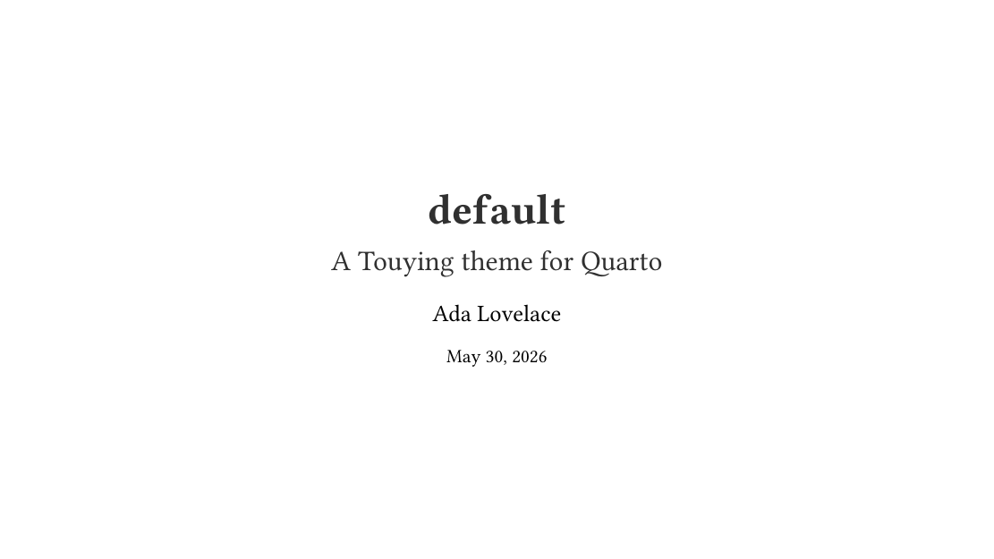 default theme
