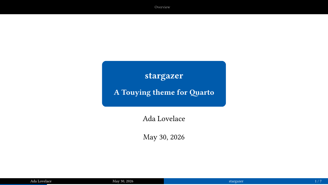 stargazer theme