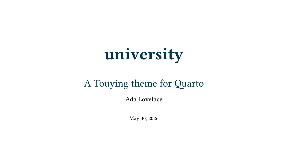 university theme